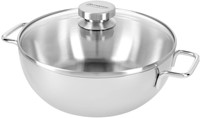 Apollo 7 Conische sudderpot 24 cm met glasdeksel