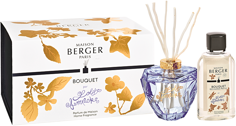 Lampe Berger Geurstokjes Lolita Lempicka Bouquet Premium Parme-Paars +200Ml