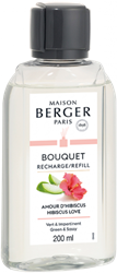 Lampe Berger Navulling geurstokjes 200ml Amour d'Hibiscus