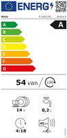 Miele G5633SCActiveE Vrijstaande vaatwasser 60 cm