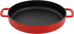 Combekk Gietijzeren koekenpan 24cm Rood