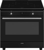 Smeg CX91IMBL Fornuis 90x60 cm Inductie 4 kookzones