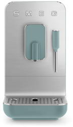 Smeg BCC12EGMEU Bean to cup - Volautomatische koffiemachine - stoomfunctie - emerald green met inox