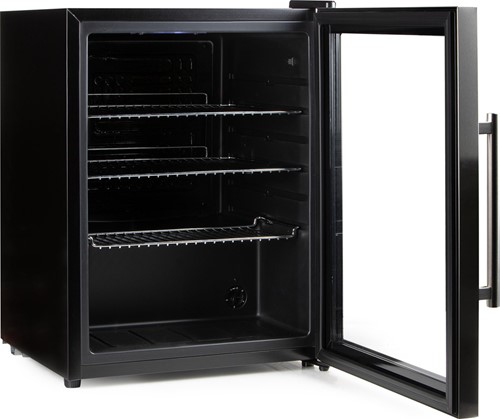 Domo DO91609BK Koel-barkast, glasdeur, 60L, D-2
