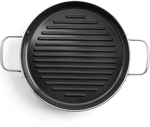 Dagelijkse Kost ronde Grillpan met keramische antikleeflaag 28cm-3