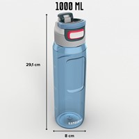 Kambukka Elton 1000 ml waterfles met 3-in-1 Snapclean® dop – Niagara Blue

-2