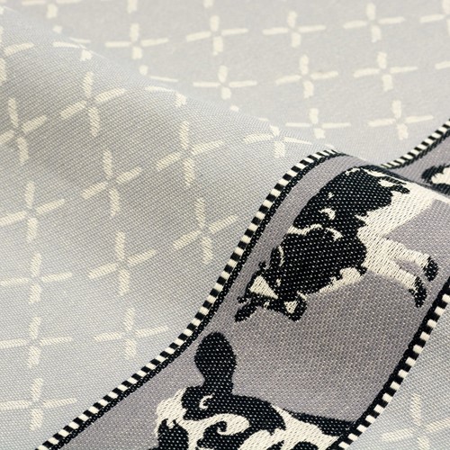 Bunzlau Castle Tea Towel Cows 65x65cm, grey /1-3