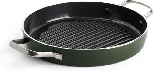 Dagelijkse Kost ronde Grillpan met keramische antikleeflaag 28cm