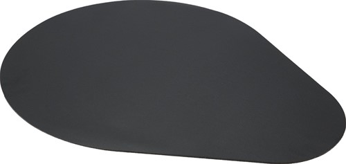 POINT-VIRGULE PV-MOM-0021 4 glasonderzetters uit kunstleer zwart by A.M.12.5x10cm
