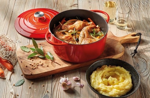 Kuchenprofi Braadpan rond, 28 cm classic red-3