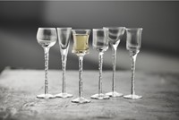 Lyngby Glas Aquavit shot / shnaps glazen Rom18cm - set van 6 transparant-2