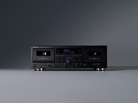 Teac W-1200, double cassette Speler - Zwart-3