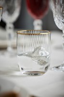 Lyngby Waterglas Palermo Goud 35cl 4 stuks-3