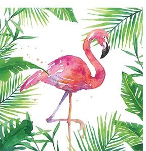 PPD Tropical Flamingo 25x25 cm