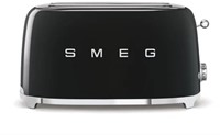 SMEG TSF02BLEU Broodrooster - 2 sleuven 4 sneden - zwart