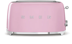 SMEG TSF02PKEU Broodrooster - 2 sleuven 4 sneden - roze