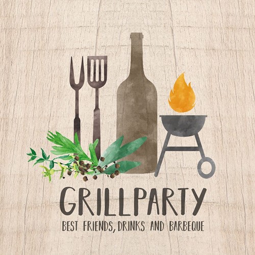 PPD Grill & Beer 33x33 cm