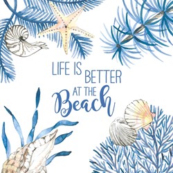 PPD Ocean Life is better Napkin 33x33