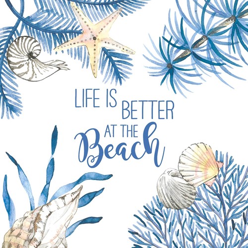 PPD Ocean Life is better Napkin 33x33