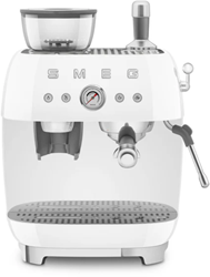 Smeg EGF03WHEU - Espresso koffiemachine met geïntegreerde molen - wit