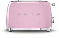 SMEG TSF01PKEU Broodrooster - 2 sleuven 2 sneden - roze