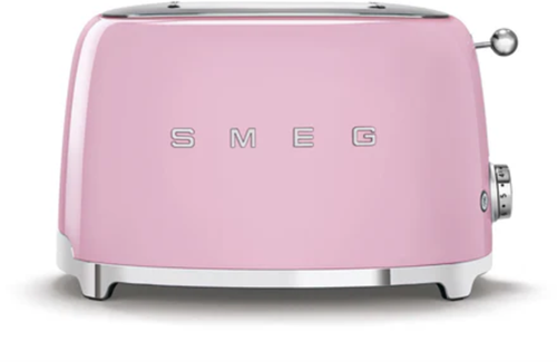 SMEG TSF01PKEU Broodrooster - 2 sleuven 2 sneden - roze