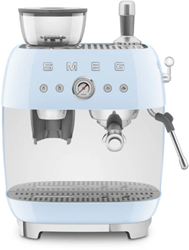 Smeg EGF03PBEU - Espresso koffiemachine met geïntegreerde molen - pastelblauw