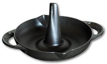 STAUB Verticale roaster 24 cm - zwart