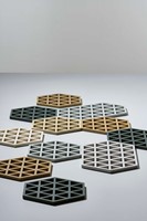 Zone potonderzetter Triangles khaki-2