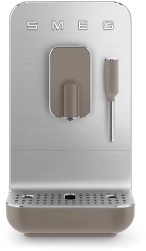 Smeg BCC12TPMEU Bean to cup - Volautomatische koffiemachine - stoomfunctie - mat taupe met inox - Retour