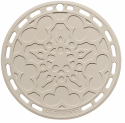 Le Creuset Silicone onderzetter in Meringue 20cm