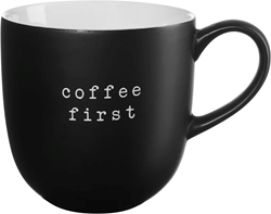 ASA mug, coffee first D. 9,5 cm, H. 9,5 cm, 0,35 l.