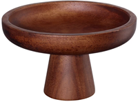 ASA houten serveer stand D. 21 cm, H. 12 cm, Akazie - schaal op voet