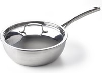 BK Conische sauteuse met deksel 24cm