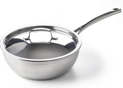 BK Conische sauteuse met deksel 24cm