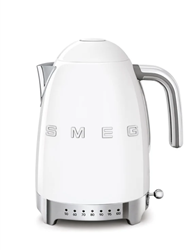 Smeg KLF04WHEU Waterkoker - regelbare temperatuur - volume 1,7 liter - wit - Retour