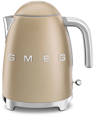 SMEG KLF03CHMEU Waterkoker - volume 1,7 liter - mat champagne