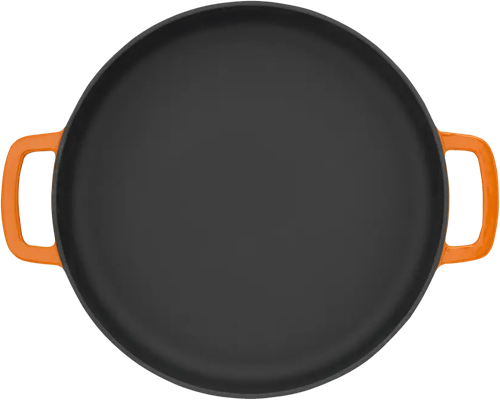 Combekk Gietijzeren koekenpan 24cm Oranje-2
