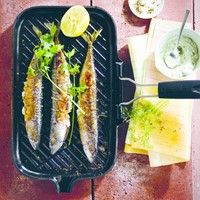 Le Creuset Gietijzeren rechthoekige grill in Mat Zwart 36cm-2