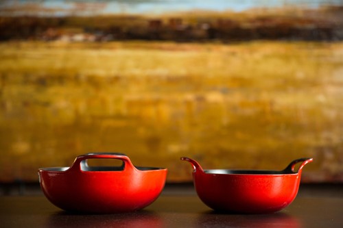 Le Creuset Gietijzeren Balti-pan in Kersenrood 24 cm 2,7l-3