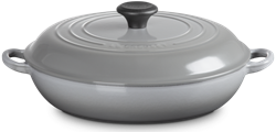 Le Creuset Tradition Campagnard Rond 30cm - Gietijzer - Mist Grey