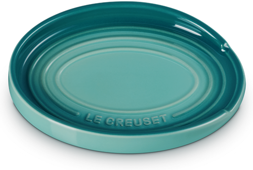 Le Creuset Lepelhouder ovaal 16cm Bleu Riviera Aardewerk