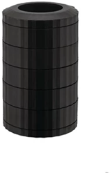 Alessi Plissé capsulehouder zwart