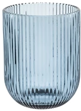 Rose & Tulipani Twisty Beker 0.26l blue