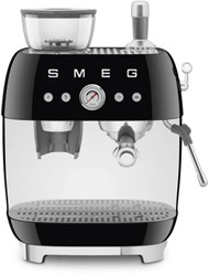 Smeg EGF03BLEU -  Espresso koffiemachine met geïntegreerde molen - zwart