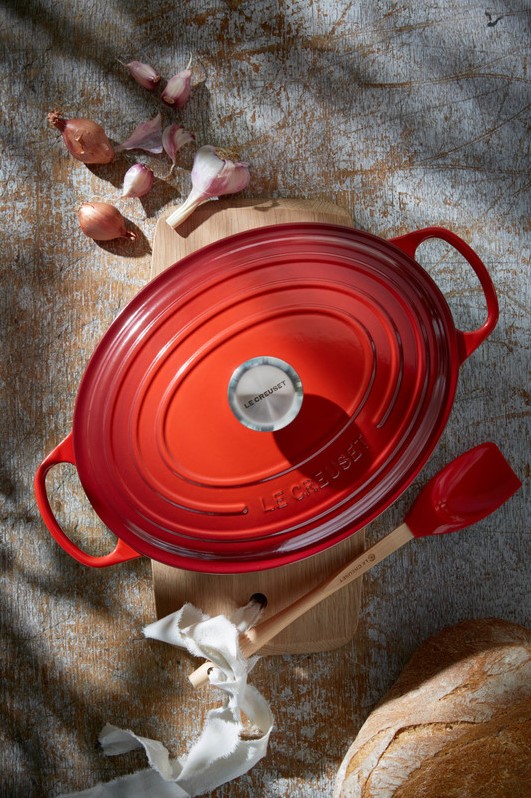 Cocotte Ronde Ovale Le Creuset En Fonte – Emballage Abîmé, Produit Neuf