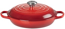 LE CREUSET Gietijzeren campagnard in Kersenrood 26cm 3l