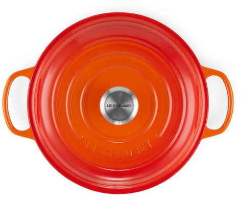 LE CREUSET Gietijzeren campagnard in Oranjerood 26cm 3l-2