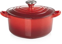 Le Creuset Gietijzeren hartje braadpan in Kersenrood 20cm 1,9l-2