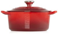 Le Creuset Gietijzeren hartje braadpan in Kersenrood 20cm 1,9l-3